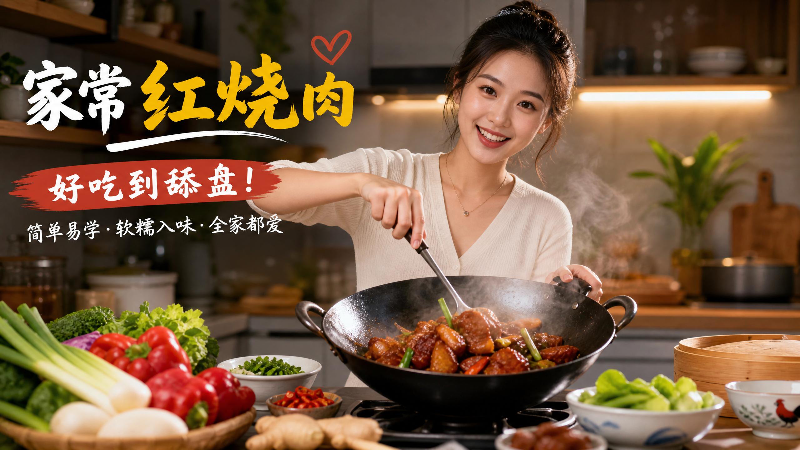 泄密 泄密美食 | 家常红烧肉视频教程软糯入味超下饭